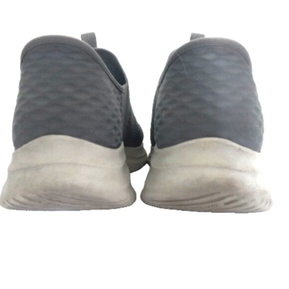 Skechers Mens Slip On Memory Foam Shoes Sz 10 Gray Hands Free Stretch Comfort main image 11